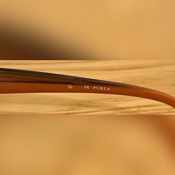 EUC Furla Virgine Mocha & Burgundy Casual Everyday Reading Eye Glasses Frames main image 4